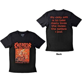 Kreator: Unisex T-Shirt/Pleasure To Kill (Back Print) (X-Large)