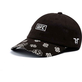 Tokyo Time: Unisex Baseball Cap/UFC Paisley (Black & White)