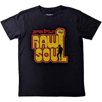 James Brown: Unisex T-Shirt/Raw Soul (X-Large)