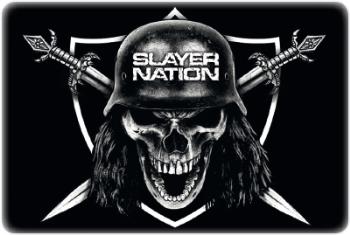 Slayer: Nation Metal Wall Sign
