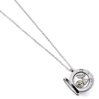 Harry Potter: Floating Charm Locket Necklace With 3 Charms