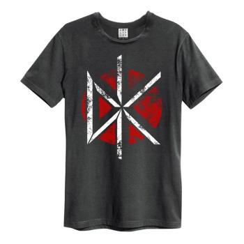Dead Kennedys: Logo Amplified Vintage Charcoal x Large t Shirt