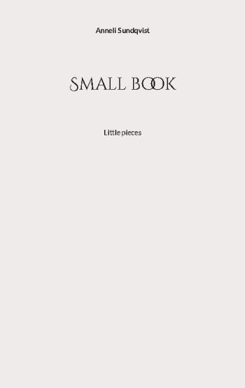 Small Book - Little Pieces