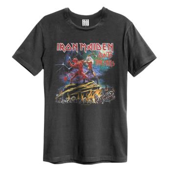 Iron Maiden: Run to the Hills Amplified Vintage Charcoal Xx Large t Shirt