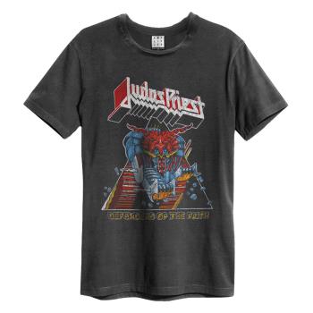 Judas Priest: Defenders of the Faith Amplified Xx Large Vintage Charcoal t Shirt