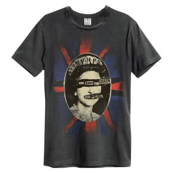 Sex Pistols: Queen Amplified x Large Vintage Charcoal t Shirt