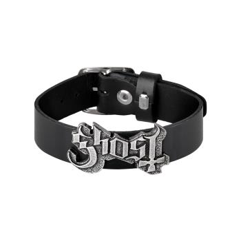 Ghost: Logo Adjustable Leather Wrist Strap