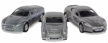 James Bond: Aston Martin Collection (V12 Vanquish. Db5. Dbs) Die Cast Set