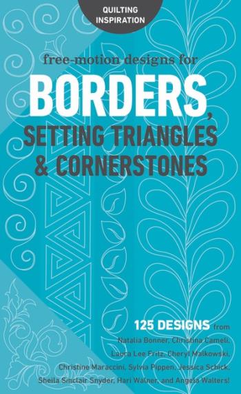 Free-motion Designs For Borders, Setting Triangles  Cornerstones