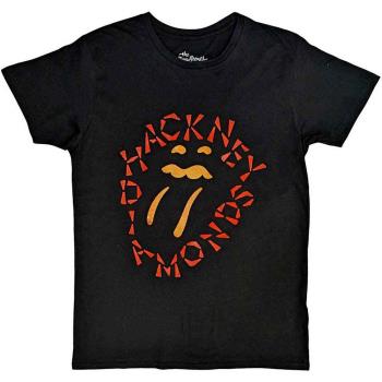 The Rolling Stones: Unisex T-Shirt/Hackney Diamonds Negative Tongue (X-Large)