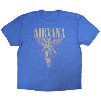 Nirvana: Unisex T-Shirt/In Utero (Light Blue) (XX-Large)