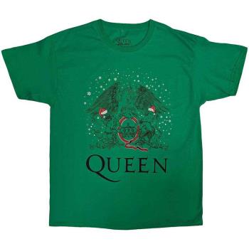Queen: Unisex T-Shirt/Holiday Crest (Medium)
