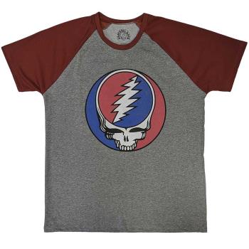 Grateful Dead: Unisex Raglan T-Shirt/Steal Your Face Classic (Medium)