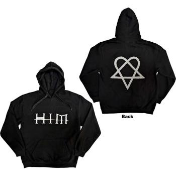 HIM: Unisex Pullover Hoodie/Logo (Back Print) (X-Large)