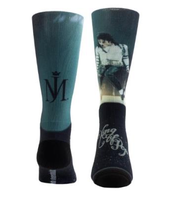 Michael Jackson: Silver Glitter King of Pop Socks (One Size)