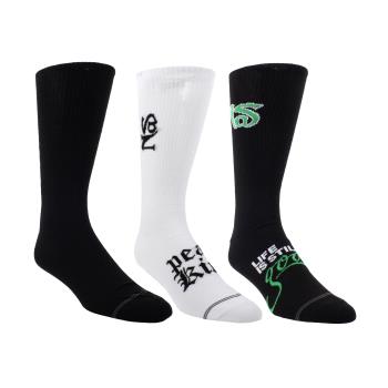 Nas: Assorted Crew Socks 3 Pack (One Size)