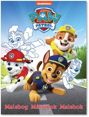 Paw Patrol Målarbok