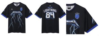 Metallica: Ride the Lightning Rock Fc Football Shirt Small