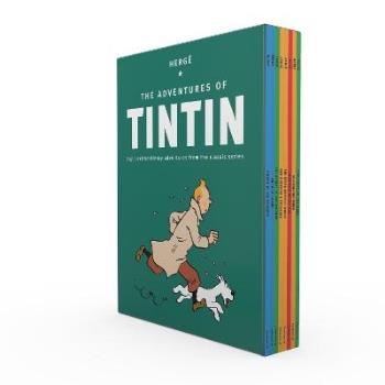 The Adventures Of Tintin- 8 Title Paperback Boxed Set