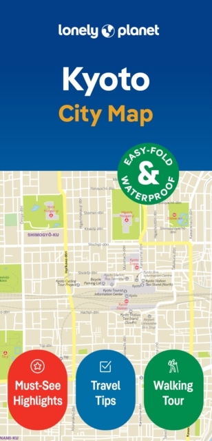 Lonely Planet Kyoto City Map