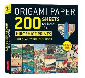Origami Paper 200 Sheets Japanese Hiroshige Prints 6.75 Inch- Instructions