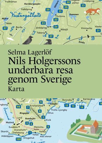 Nils Holgerssons Underbara Resa Genom Sverige Karta