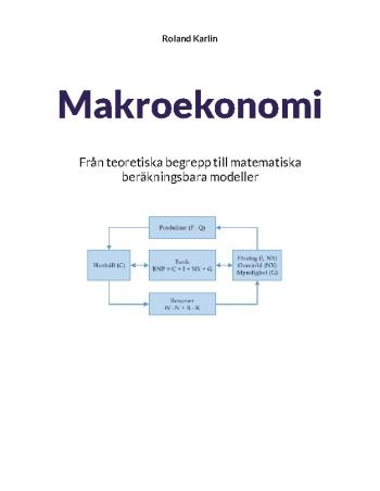 Makroekonomi - Från Teoretiska Begrepp Till Matematiska Beräkningsbara Mode