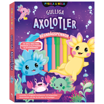 Pyssla Och Måla- Gulliga Axolotler