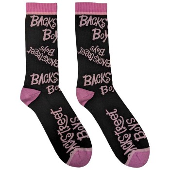 Backstreet Boys: Unisex Ankle Socks/Logo Repeat (Black) (UK Size 7 - 11)