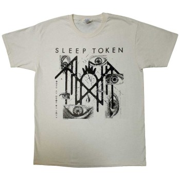 Sleep Token: Unisex T-Shirt/Eyes (Natural) (X-Large)