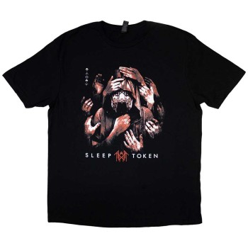 Sleep Token: Unisex T-Shirt/Grabbing Hands (Black) (Medium)