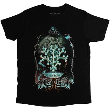 Alice In Chains: Unisex T-Shirt/Spore Planet (Black) (Small)
