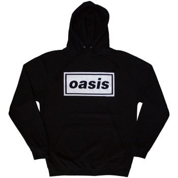 Oasis: Unisex Pullover Hoodie/Decca Logo (Black) (Medium)