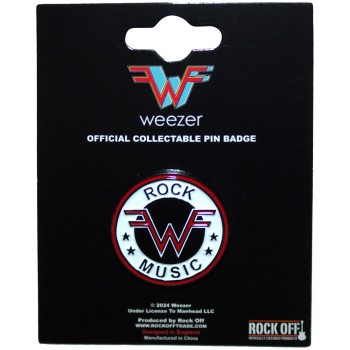Weezer: Pin Badge/Rock Music Emblem