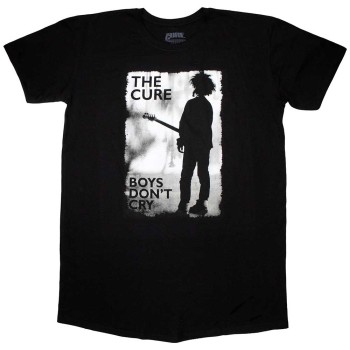 The Cure: Ladies T-Shirt Dress/Boys Don't Cry Black & White (Black) (Medium)