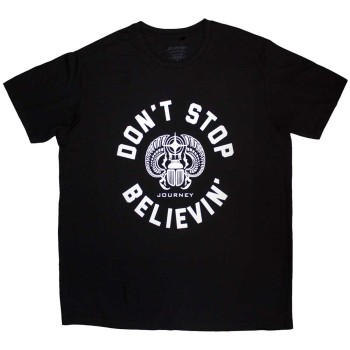 Journey: Unisex T-Shirt/Believin' (Black) (Large)
