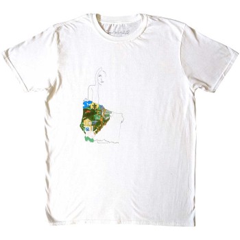 Joni Mitchell: Unisex T-Shirt/Ladies Album (White) (X-Large)
