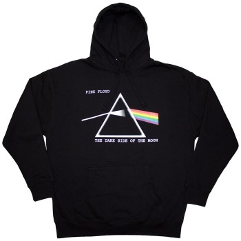Pink Floyd: Unisex Pullover Hoodie/Dark Side of the Moon Courier (Black) (Small)