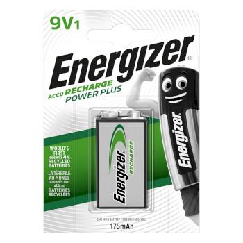 Energizer Laddningsbara Ni-MH-batteri E-Block | 8.4 V DC | 175 mAh | Förladdad | 1-Blister | 6HR61 | Silver