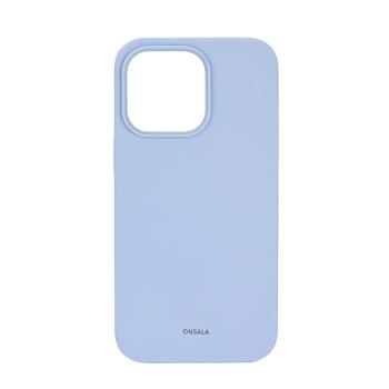 ONSALA Mobilecover Silicone Light Blue iPhone 13 Pro