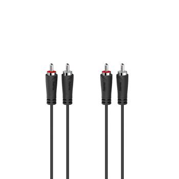 HAMA Cable Audio 2 RCA Plugs - 2 RCA Plugs 5.0m