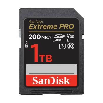 SANDISK SDXC Extreme Pro 1TB 200MB/s UHS-I C10 V30 U3