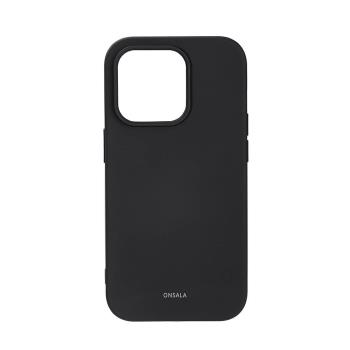 ONSALA Backcover Silicone iPhone 14 Pro 6,1" Black
