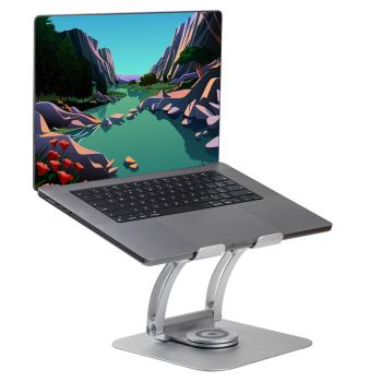 DESIRE2 Laptop Stand Supreme Dual Pivot Plus Silver