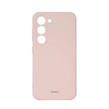 ONSALA Backcover Silicone Samsung  S23 5G Chalk Pink