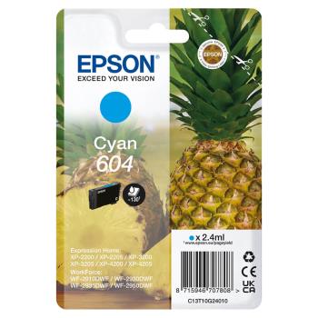 EPSON Ink C13T10G24010 604 Cyan Pineapple