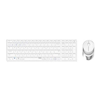 RAPOO Keyboard/Mice Set 9750M Wireless Multi-Mode White