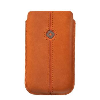 SAMSONITE Mobile Bag Dezir Leather Medium Orange
