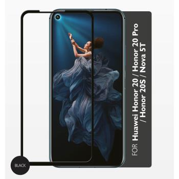 GEAR Härdat Glas 2,5D Full Cover Huawei Honor 20/20s/20pro / Nova 5T 2019