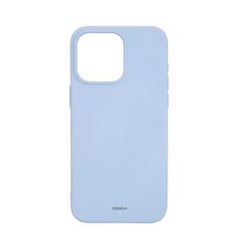 ONSALA Back Sil Touch Recycled MagSerie iPhone 15 Pro Max Light Blue